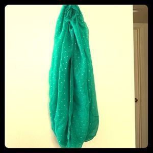 Sheer infinity scarf